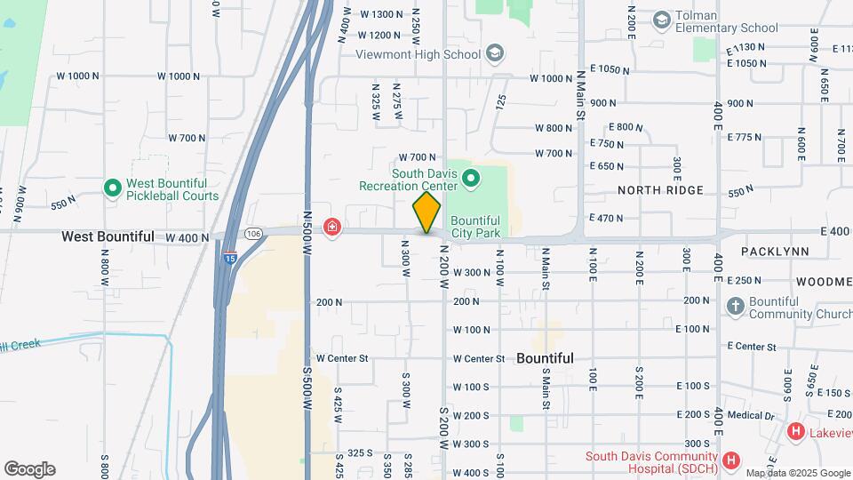 235 W 400 N Map and Location Details