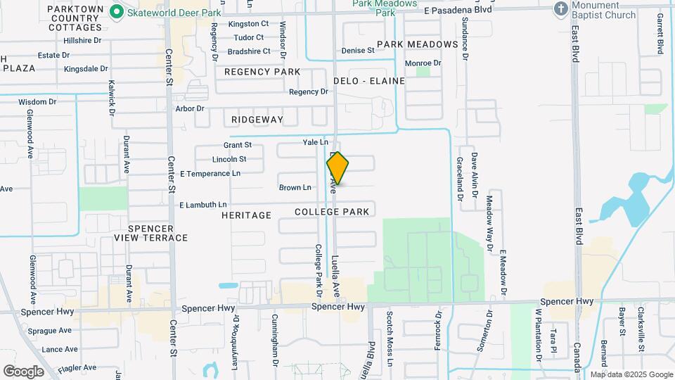 1101 E Brown Ln Map and Location Details