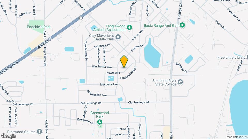 2839 Kiowa Ave Map and Location Details
