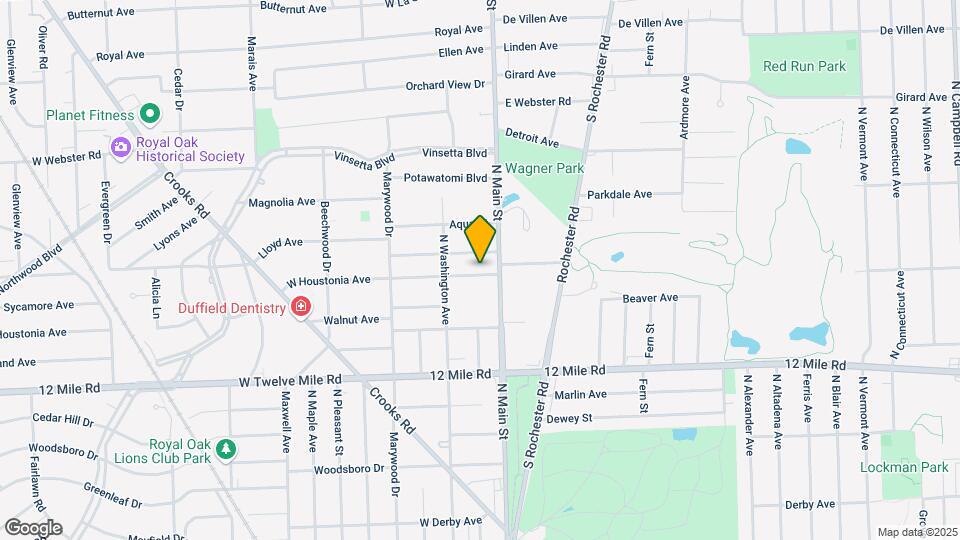 122 W Houstonia Ave Map and Location Details
