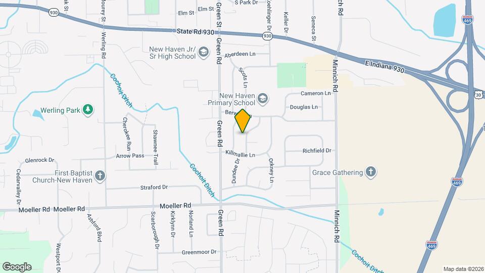 1550 Tartan Ln Map and Location Details