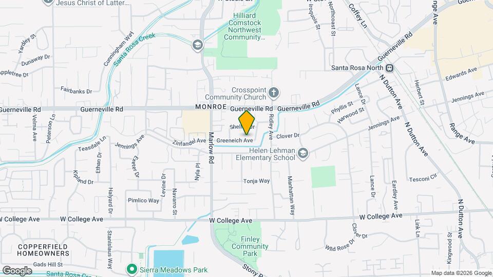1741 Greeneich Ave Map and Location Details
