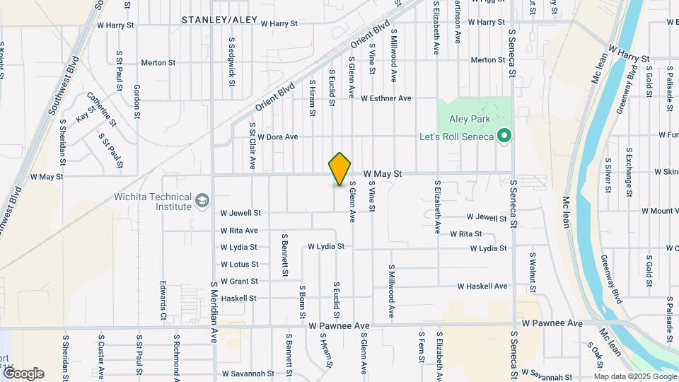 2028 S Euclid St Map and Location Details