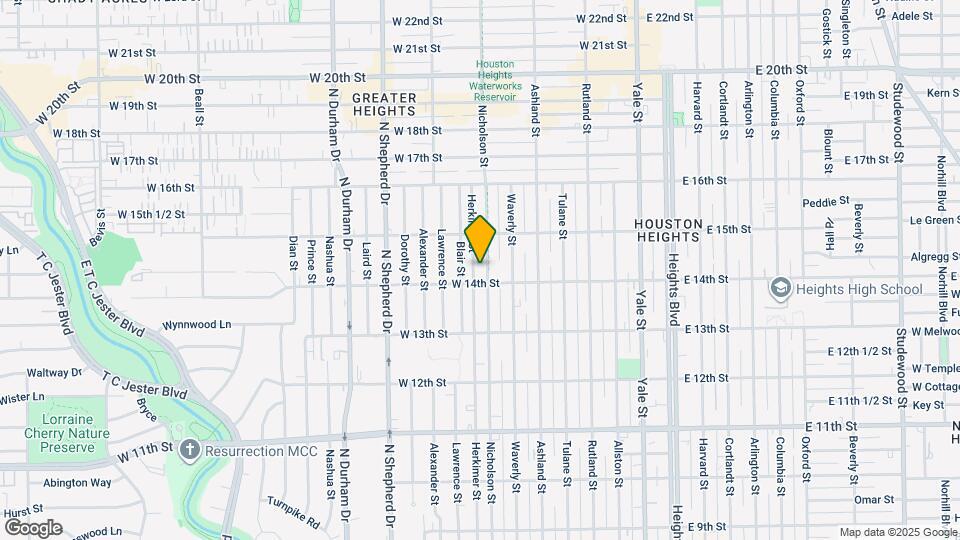 1410 Herkimer St Map and Location Details