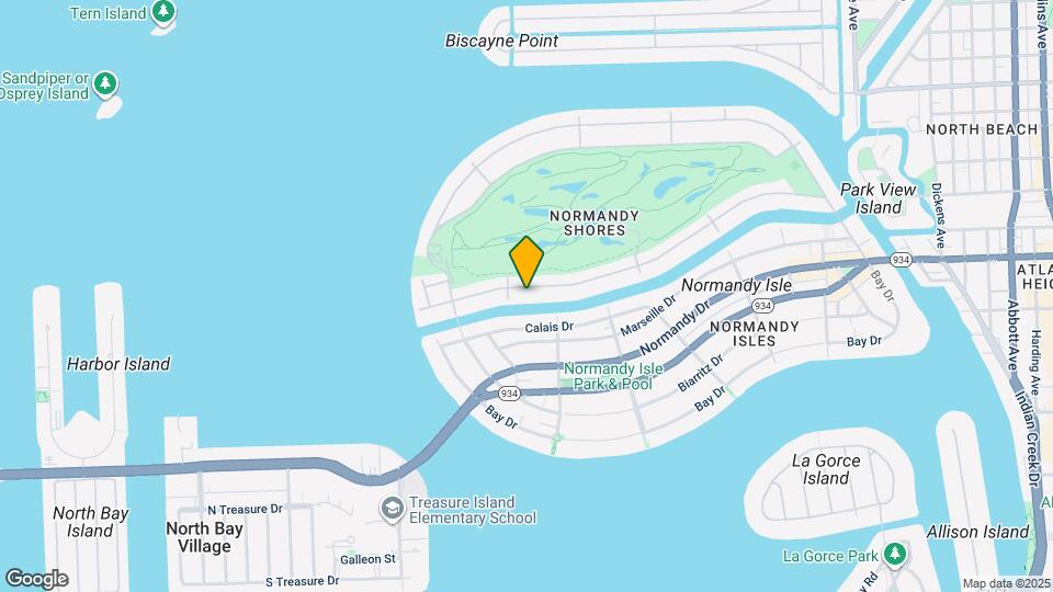 840 S Shore Dr Map and Location Details