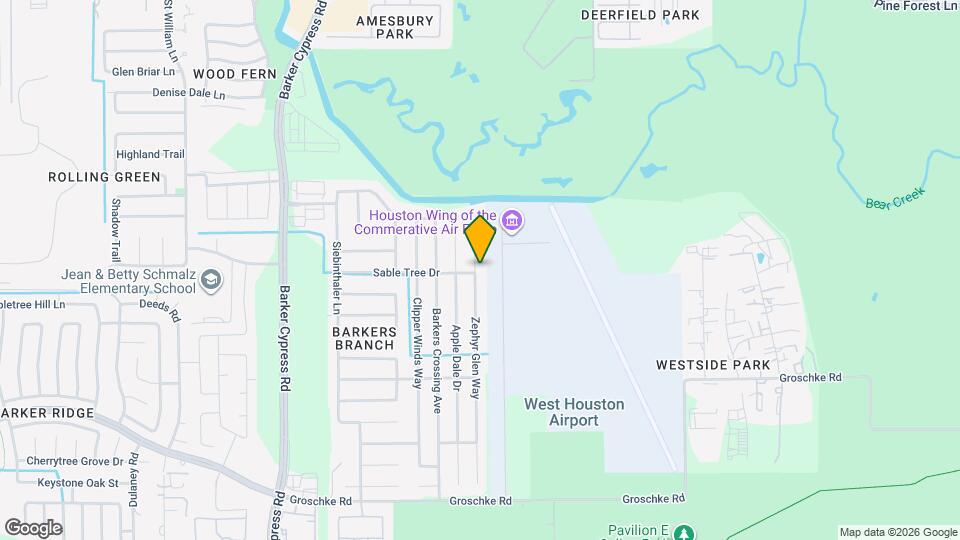 3602 Zephyr Glen Way Map and Location Details