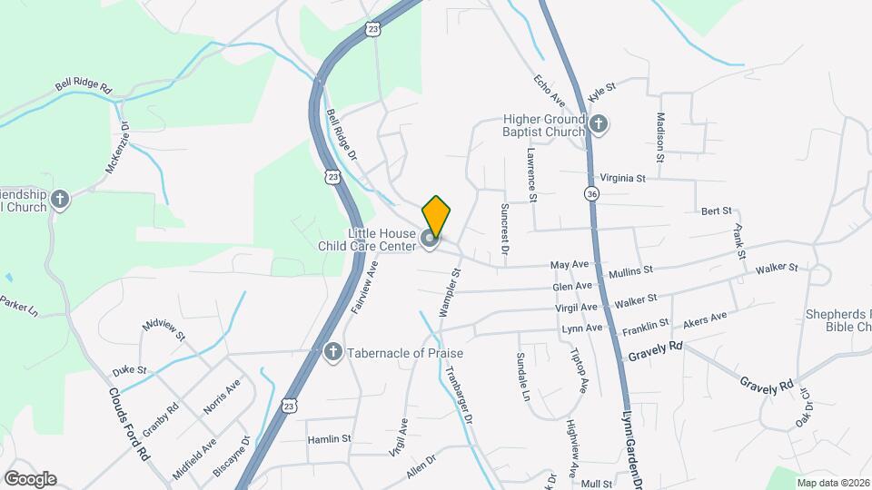 435 Roan St Map and Location Details