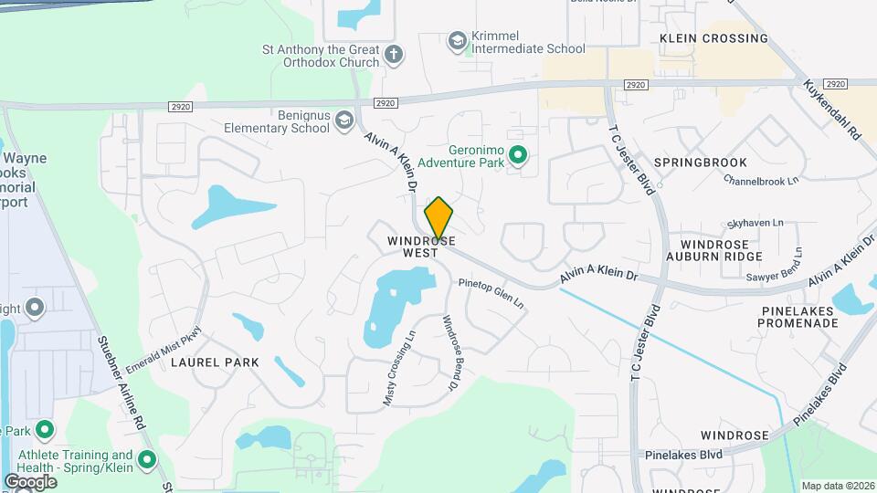 20907 Wind Field Ln Map and Location Details