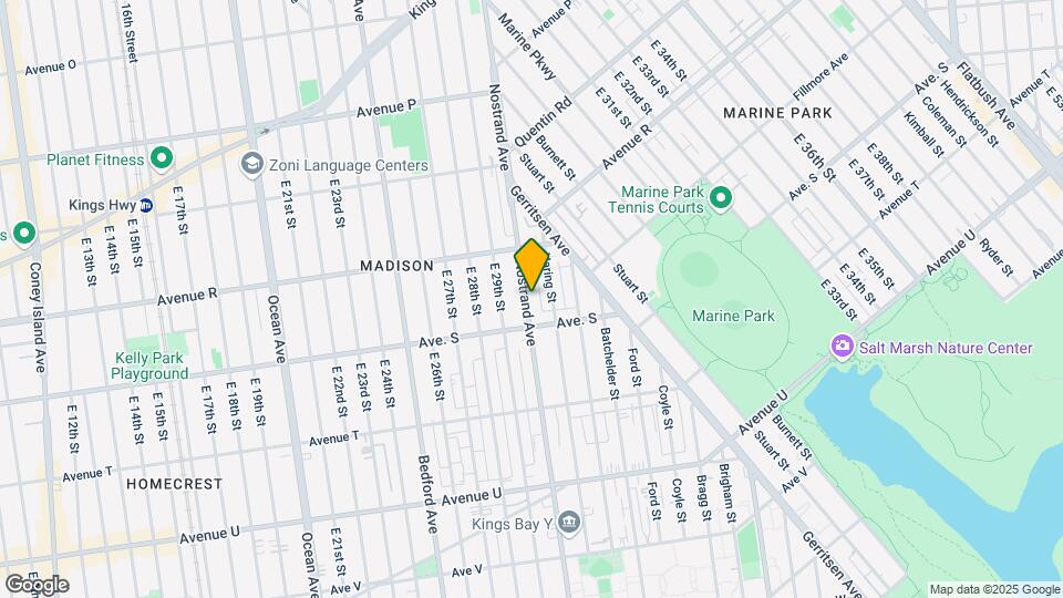 3203 Nostrand Ave Map and Location Details