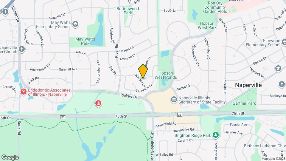 1223 Rhodes Ln Map and Location Details