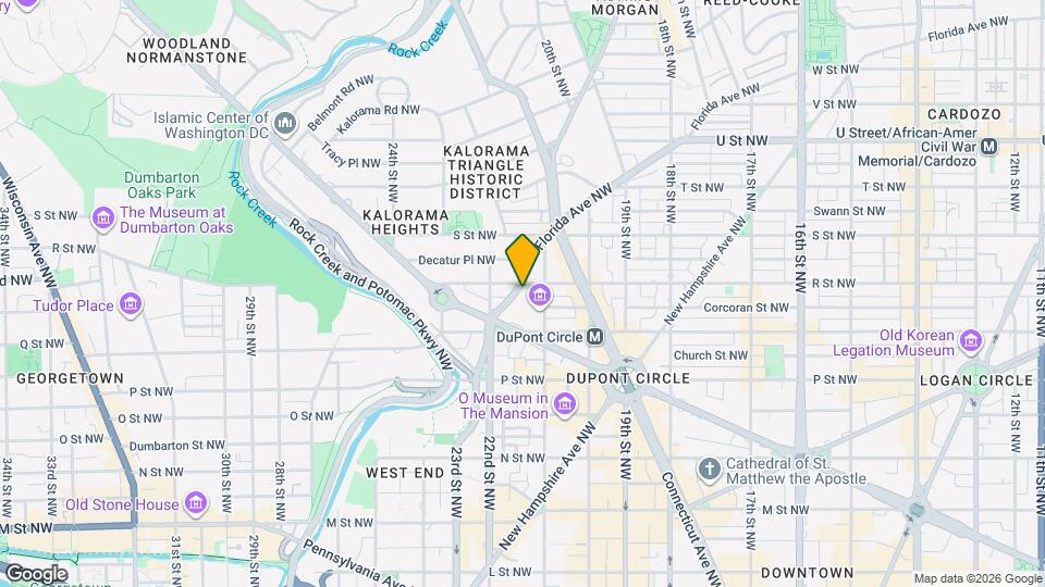 2150 Florida Ave NW Map and Location Details