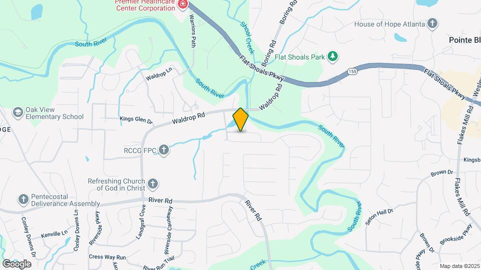 3421 Waldrop Creek Trail Map and Location Details