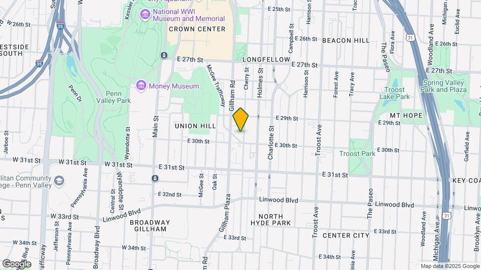 2932-2936 Cherry St Map and Location Details