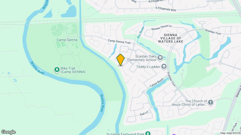 8702 Stowe Creek Ln Map and Location Details