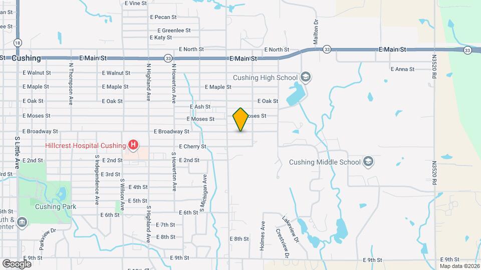 1427 E Broadway St Map and Location Details