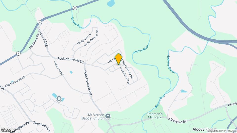 1636 Little Creek Dr Map and Location Details
