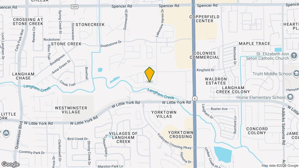 16039 Kingfield Haven Dr Mapa y Detalles de la Ubicación