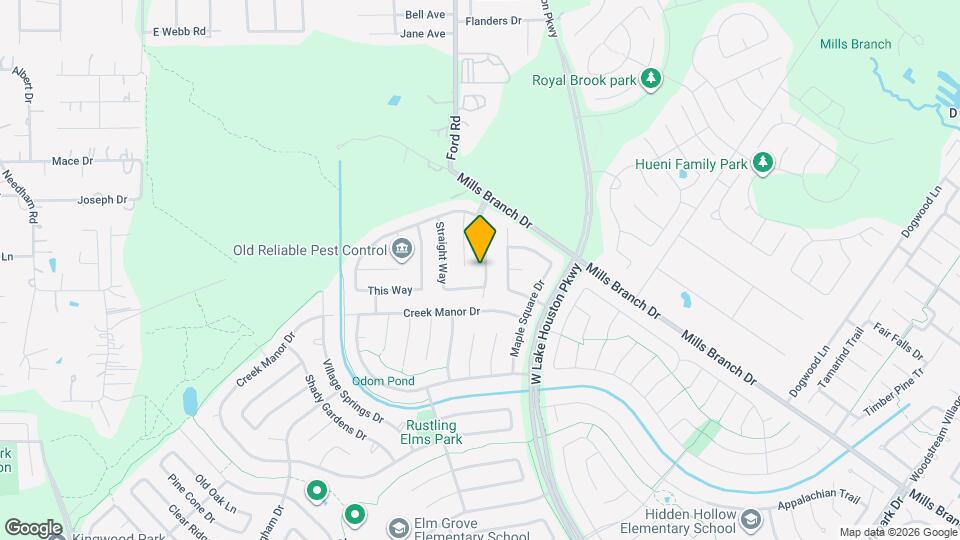 5619 Rocky Trail Dr Map and Location Details