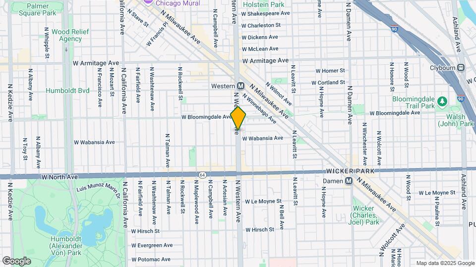 1920 N Milwaukee Ave Map and Location Details
