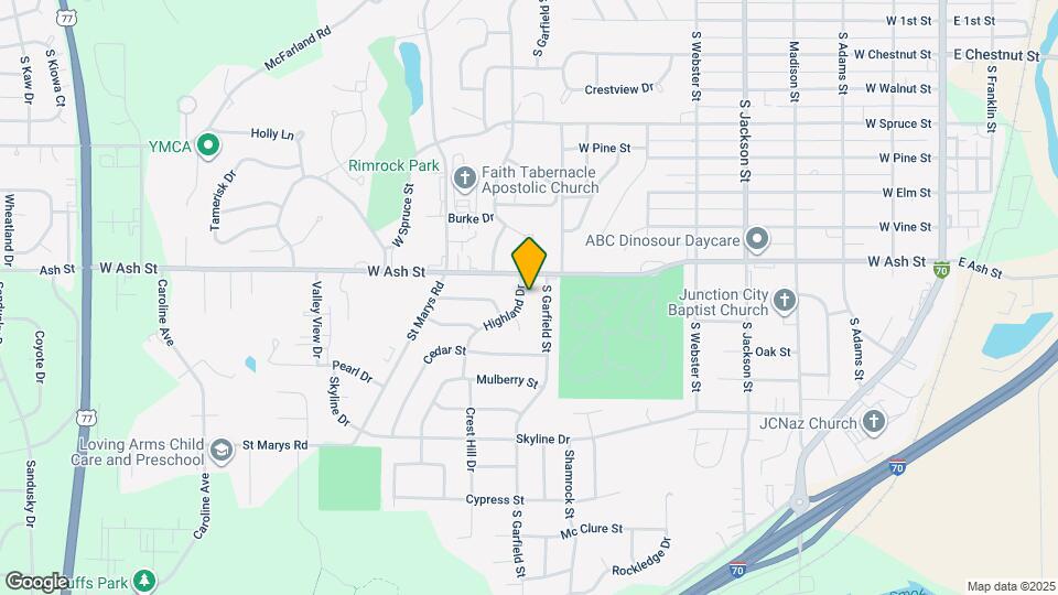 909 Highland Dr Map and Location Details