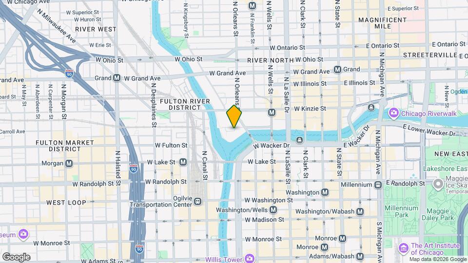 300 W Hubbard St Mapa y Detalles de la Ubicación