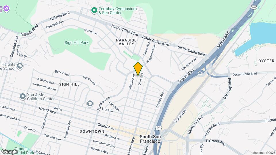 844 Hawthorne Pl Map and Location Details