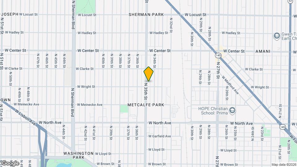 2512 N 35th St, Unit Lower Unit Map and Location Details