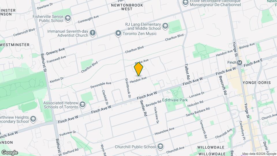 302 Hendon Ave Map and Location Details