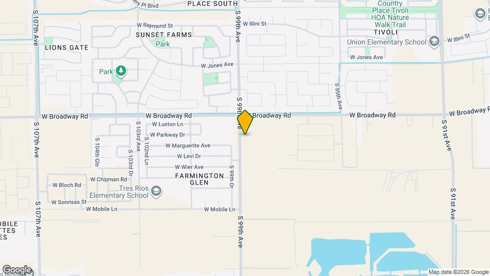 4536 S 98th Ln Mapa y Detalles de la Ubicación