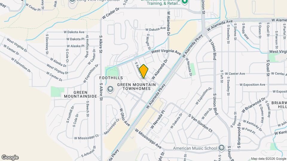 655 S Xenon Ct Map and Location Details