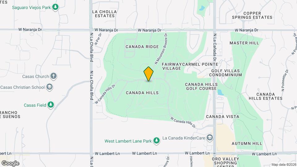 10845 N Eagle Eye Pl Map and Location Details