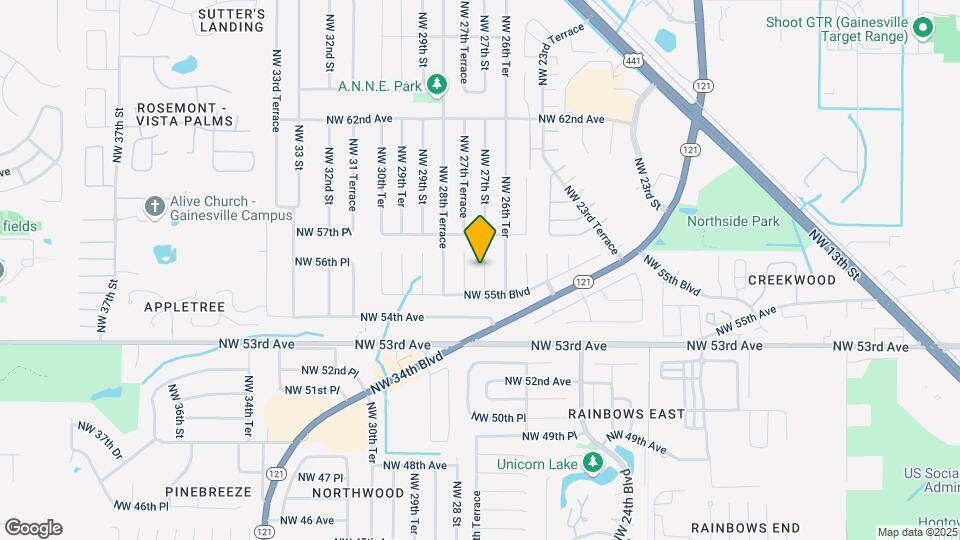 5610 NW 27th St Map and Location Details