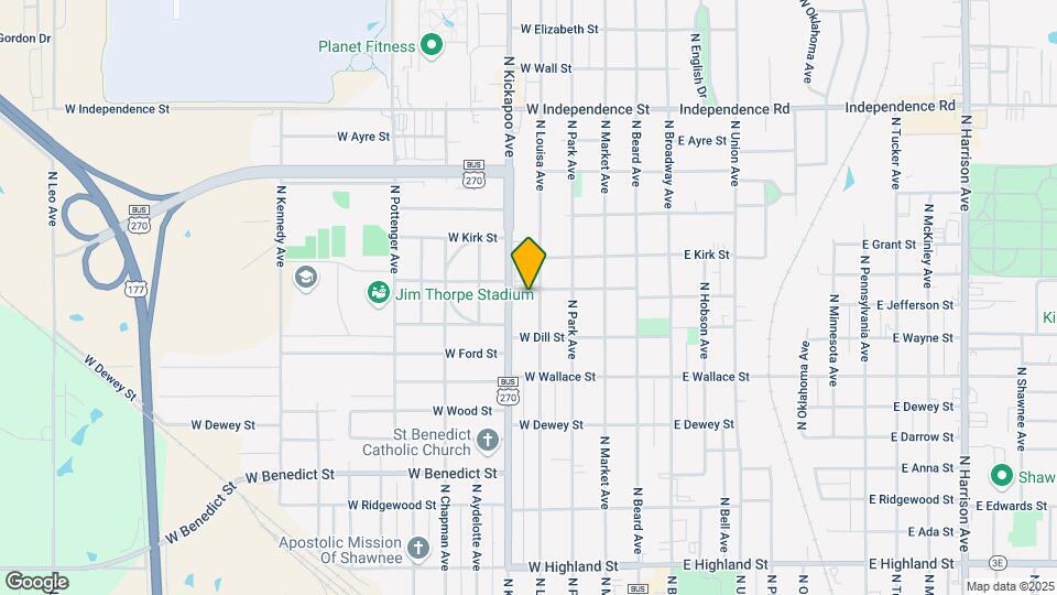 413 W Burns St Mapa y Detalles de la Ubicación