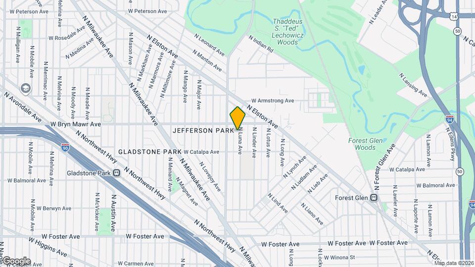 5540 N Luna Ave Map and Location Details
