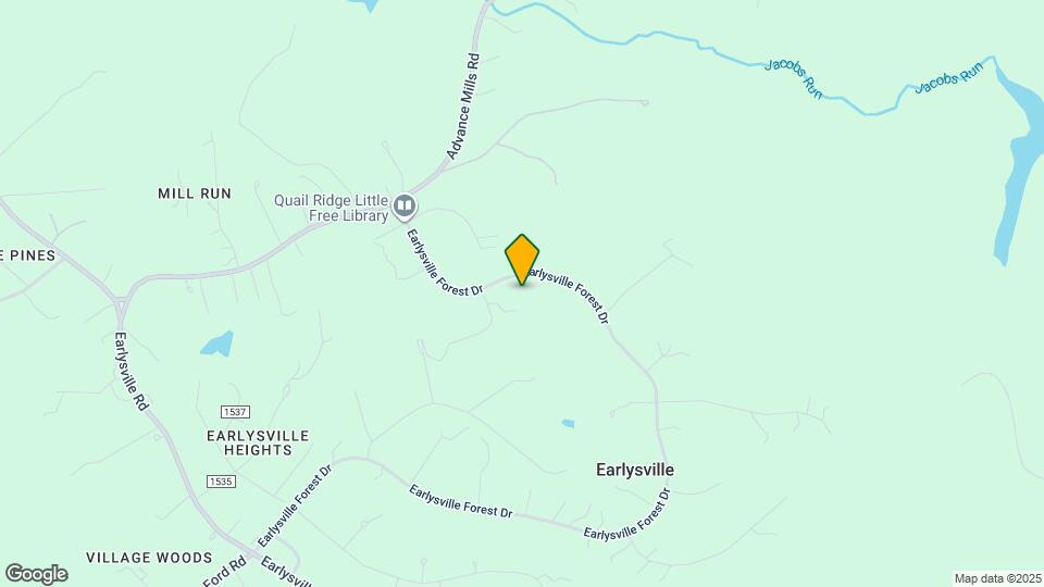 1390 Earlysville Forest Dr Map and Location Details