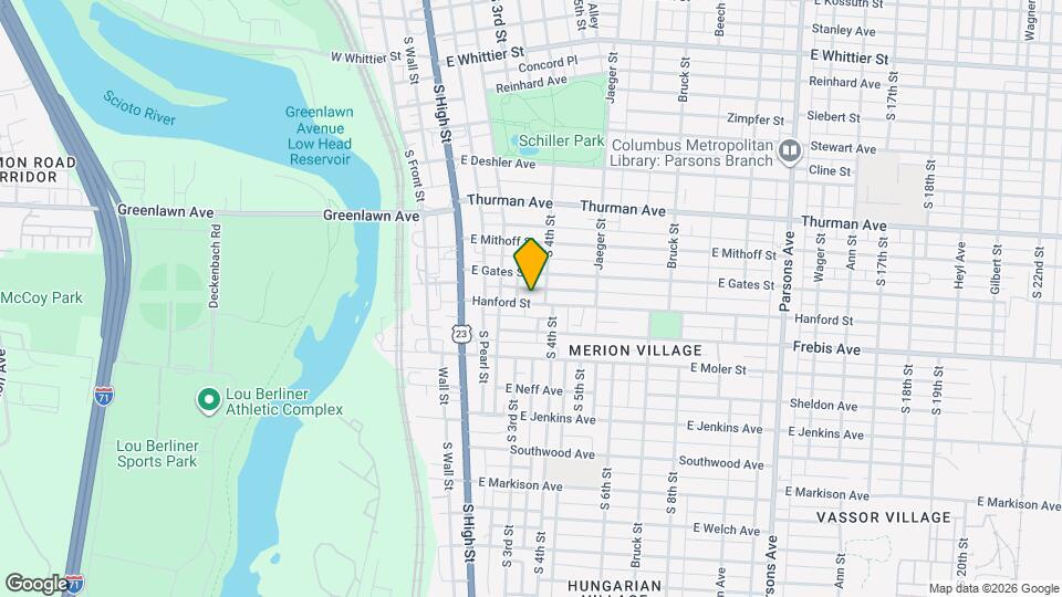 80 Hanford St Map and Location Details