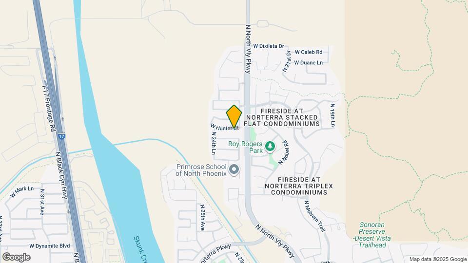 2323 W Hunter Ct Map and Location Details
