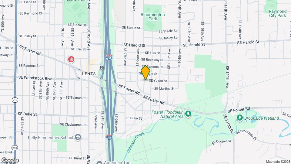 10006 SE Yukon St Map and Location Details
