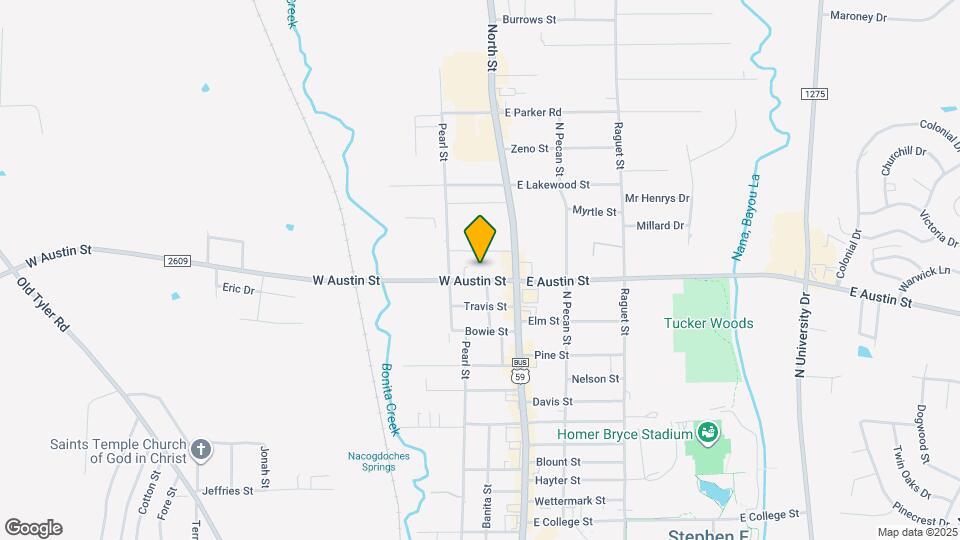 210 W Austin St Map and Location Details