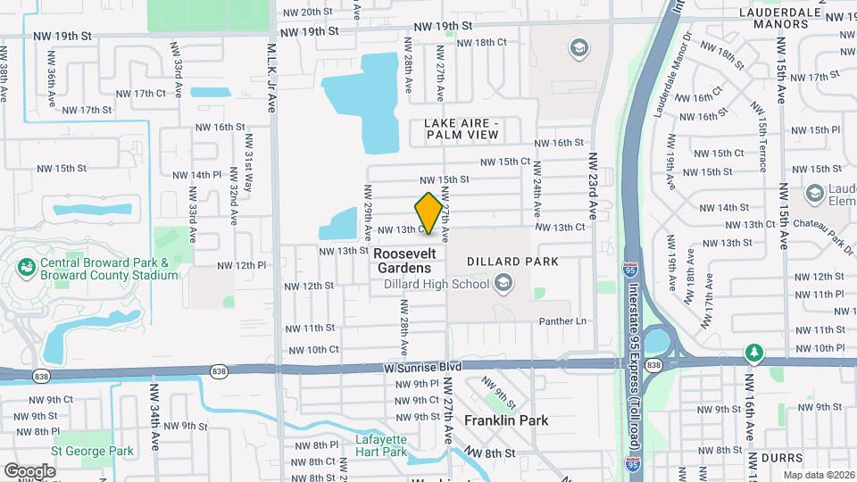 2711 NW 13th St Map and Location Details