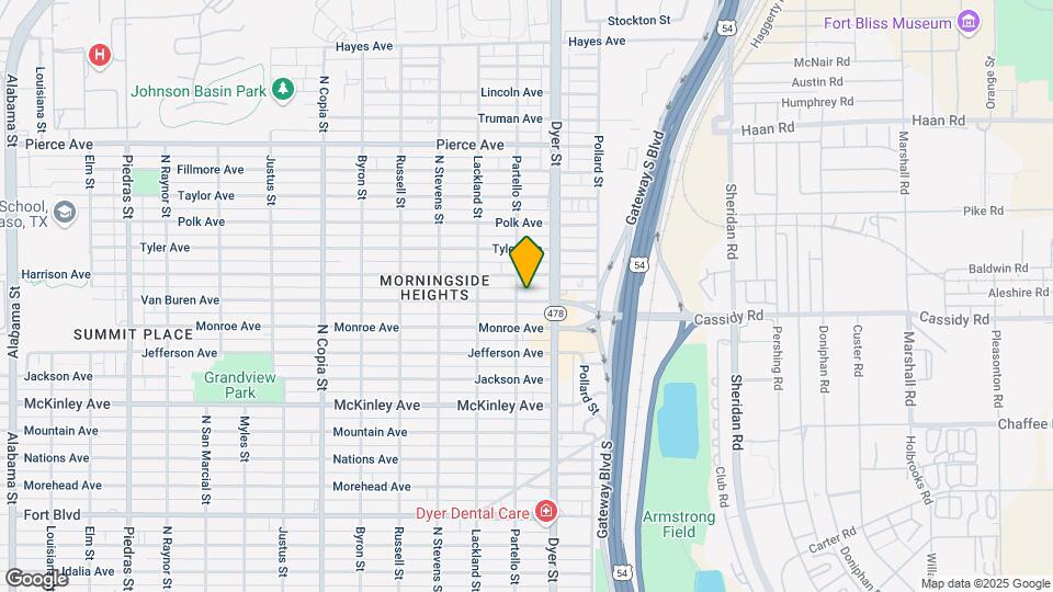 3903 Van Buren Ave Map and Location Details