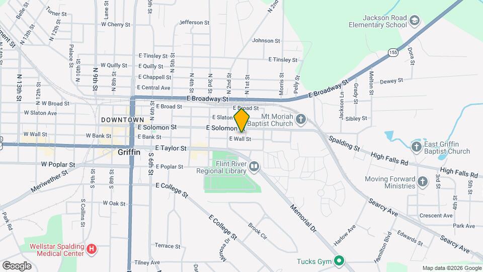 625 E Wall St Map and Location Details