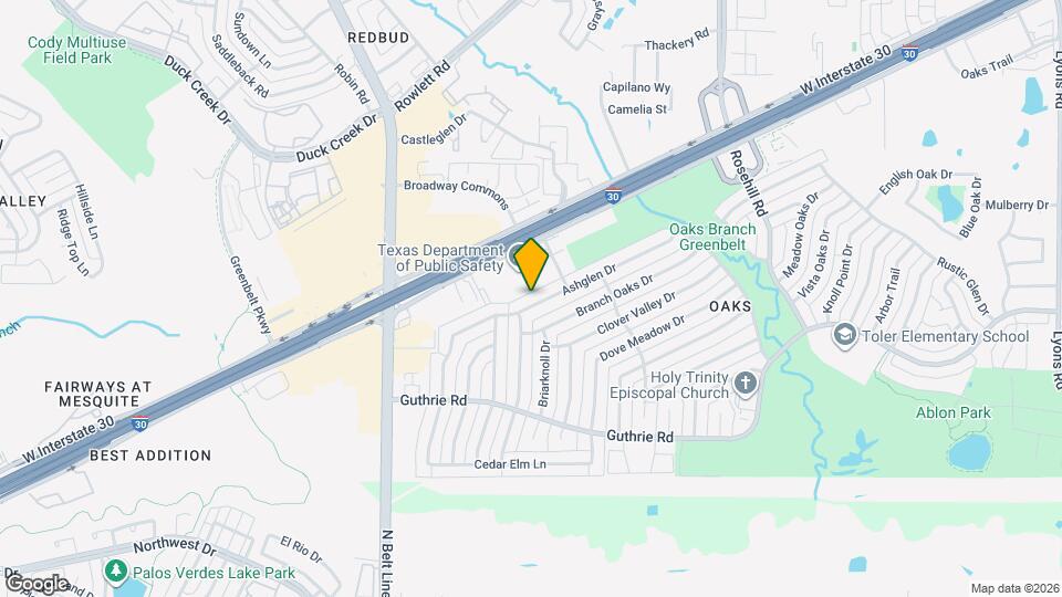 2617 Ashglen Dr Map and Location Details