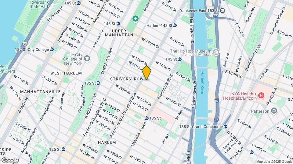 150 West 140th Street Apartments Mapa y Detalles de la Ubicación