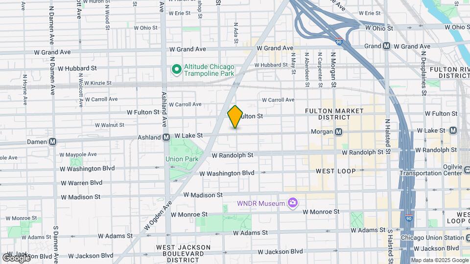 208 N Ada St Mapa y Detalles de la Ubicación