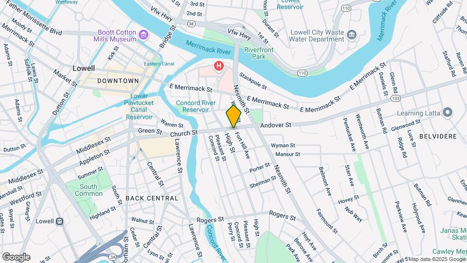 151 Andover St Map and Location Details