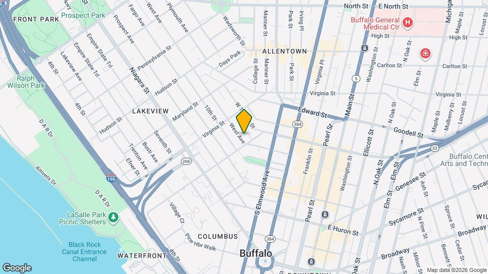 9 West Ave Map and Location Details