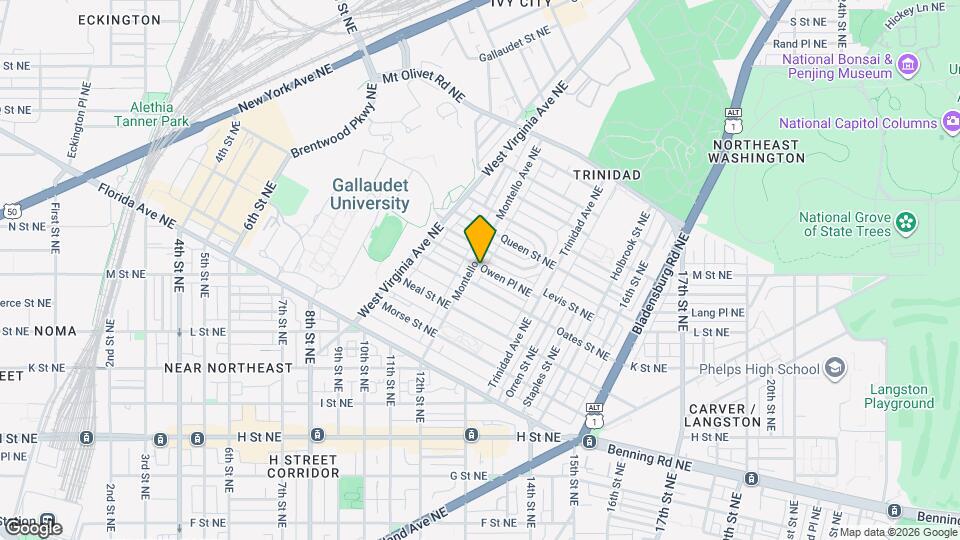 1417 Montello Ave NE Map and Location Details