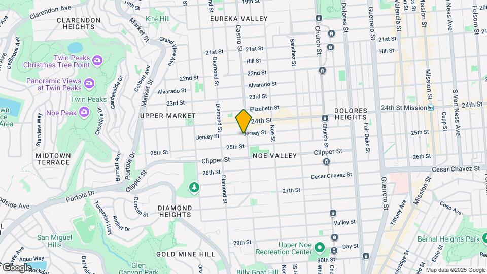 1400 Castro St Map and Location Details