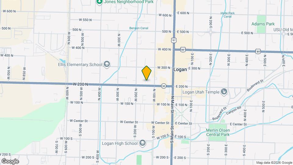 141 W 200 N, Unit 2 Map and Location Details